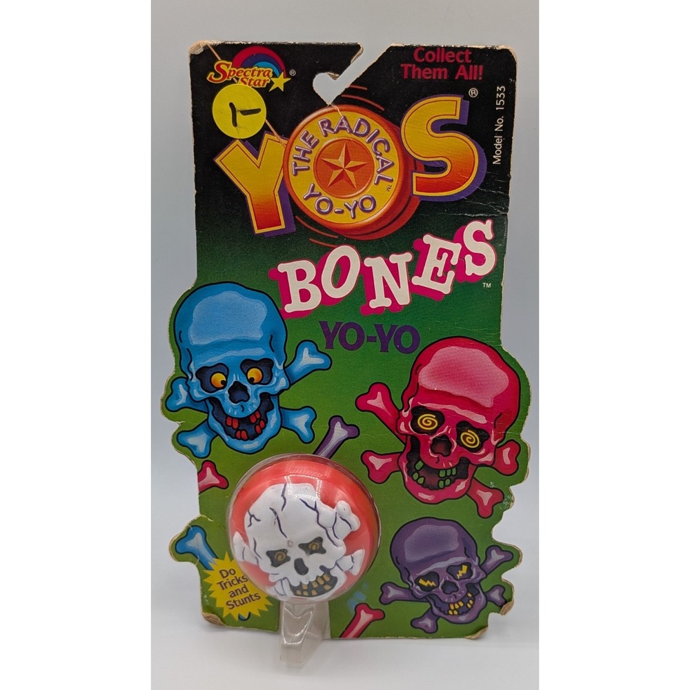 1989 BONES The Radical Yo-Yo Spectra Star Model No. 1533 Toy